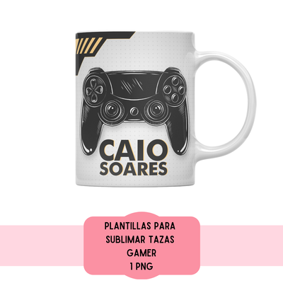 Plantillas Para Sublimar Tazas - Imprimible - gamer