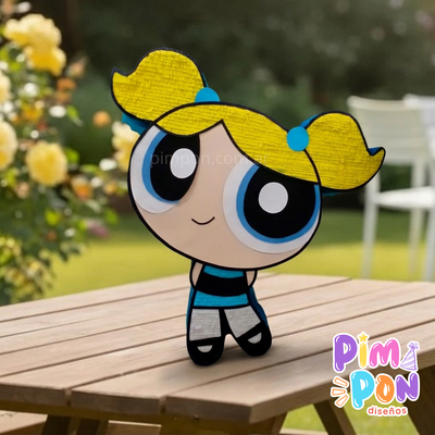 piñata artesanal -  las chicas super poderosas - burbuja
