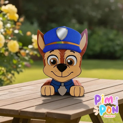 piñata artesanal - PAW PATROL - CHASE