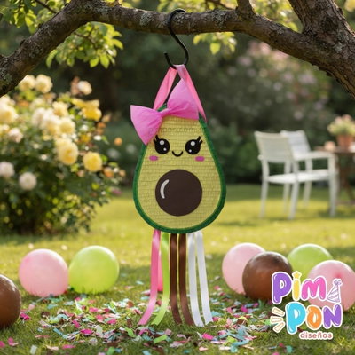 piñata artesanal - palta aguacate