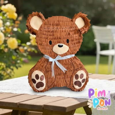 piñata artesanal - osito teddy