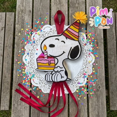 piñata artesanal - snoopy mod 1