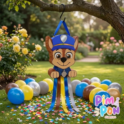 piñata artesanal - PAW PATROL - CHASE