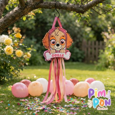 piñata artesanal - paw patrol sky