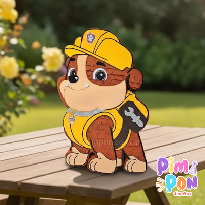 piñata artesanal - paw patrol rubble