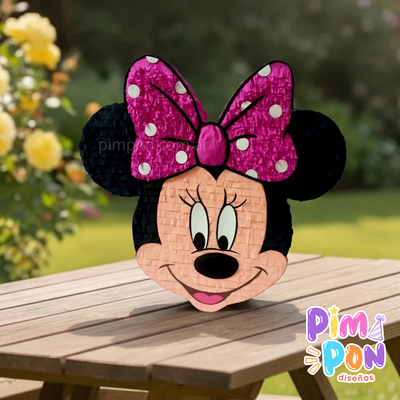 piñata artesanal - minnie mouse 