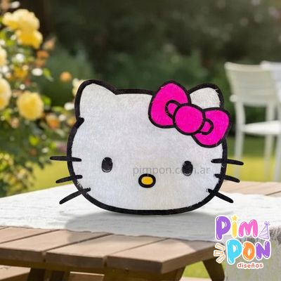 piñata artesanal - HELLO KITTY ROSA