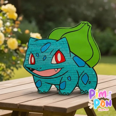 piñata artesanal - pokemon bulbasaur