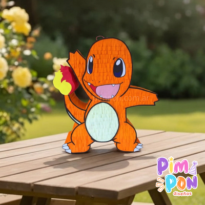piñata artesanal - pokemon charmander