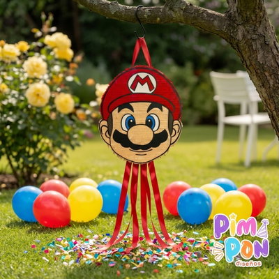 piñata artesanal - SUPER MARIO