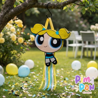 piñata artesanal -  las chicas super poderosas - burbuja