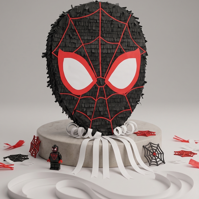 piñata artesanal 40 cm - spiderman