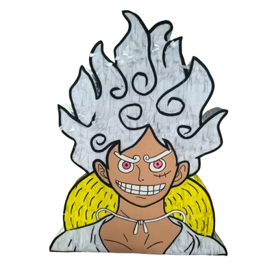 piñata artesanal 40 cm - one piece - luffy
