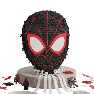 piñata artesanal 40 cm - spiderman