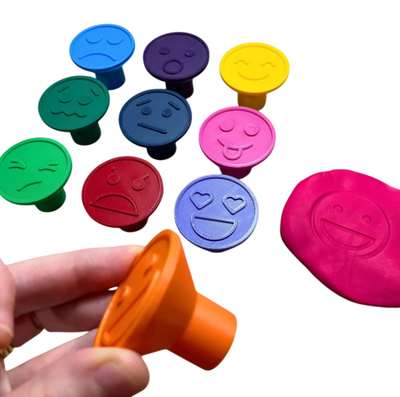 Sellos de emociones para plastilina 