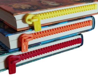 Marcador de libro tipo cierre 