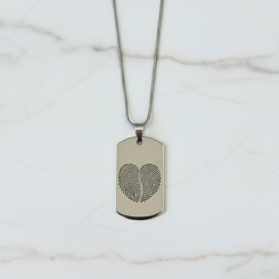 Collar Dije Identidad 4 cm