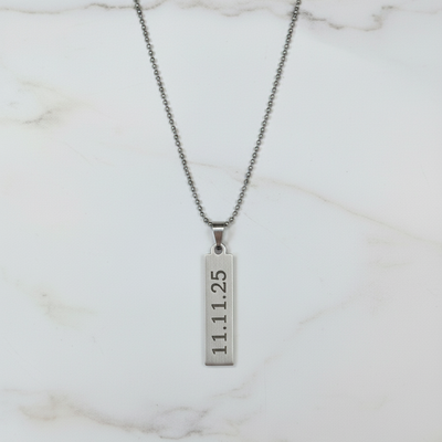 Collar Dije Rectangular 3cm