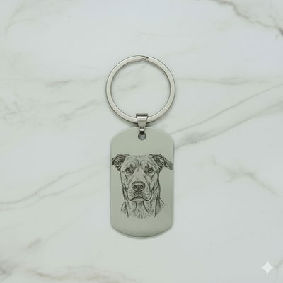 Llavero con Dije Identidad 4.5cm 