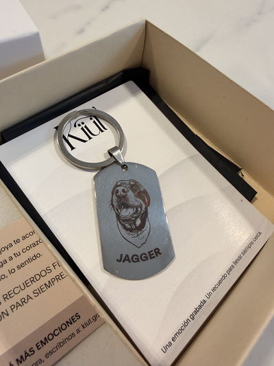 Llavero con Dije Identidad 4.5cm 