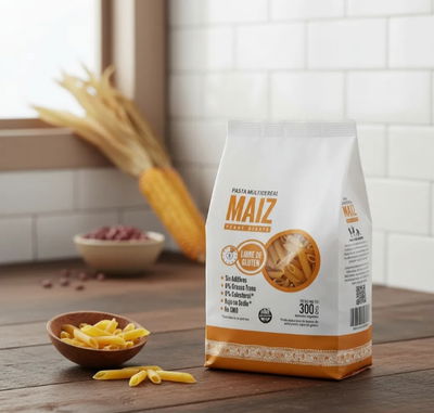 Fideos mostacholi multicereal - Wakas