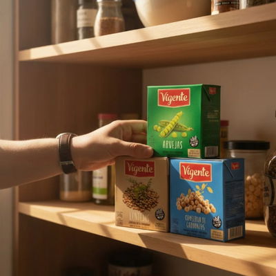 Legumbres en envase tetra pack - Vigente