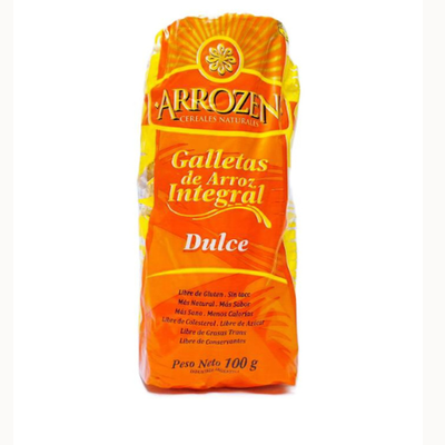 Galletas de Arroz Integral Dulces x 100 gr – NATUZEN