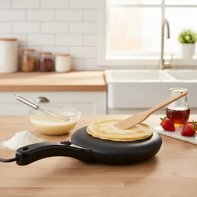 Panquequera Eléctrica con Batidor y Bowl - MARCA WINCO