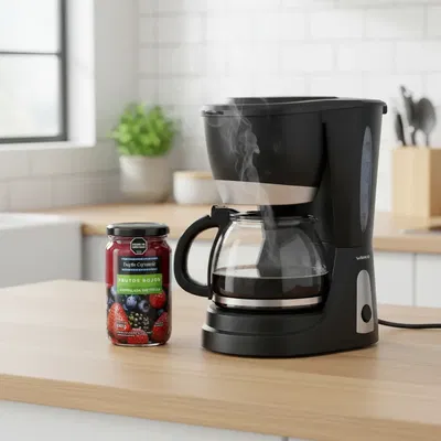 CAFETERA DE 1.2 LITROS + MERMELADA SIN TACC