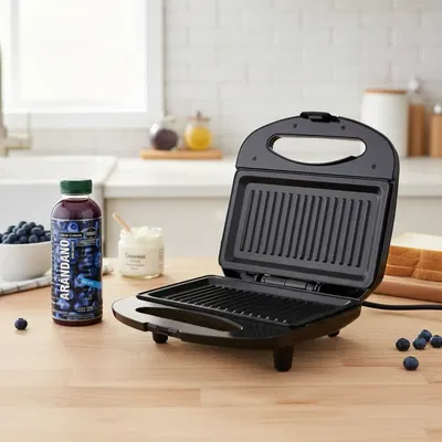 Sandwichera Eléctrica Panini + Jugo 100% natural Sin Tacc