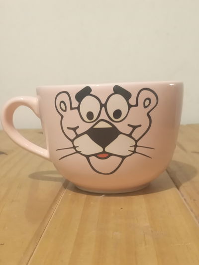 Tazón super desayuno, material de cerámica con dibujo animado