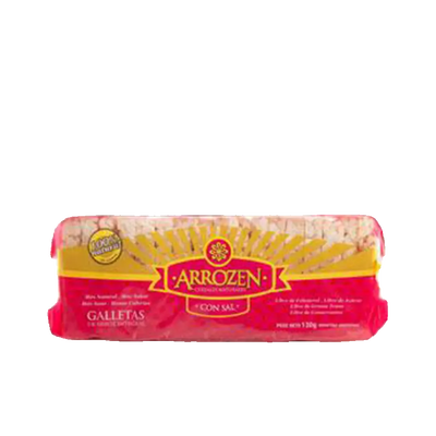 Galletas de Arroz Integral Cuadradas Clásicas x 95 gr – NATUZEN