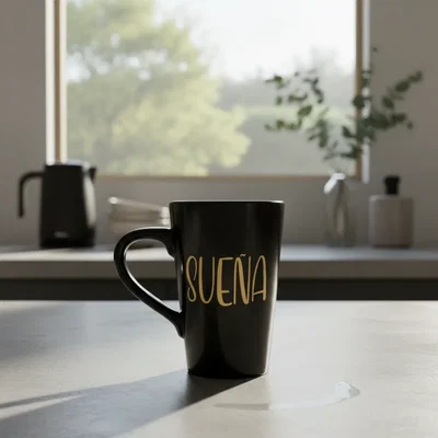 Mug Cónica De Cerámica | Sueña