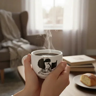 Taza De Cerámica Modelo Chocolatera | Mafalda