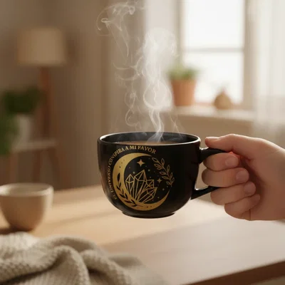 Taza De Cerámica Modelo Chocolatera | Luna