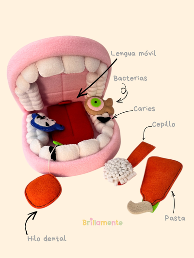 Boca Lúdica de fieltro