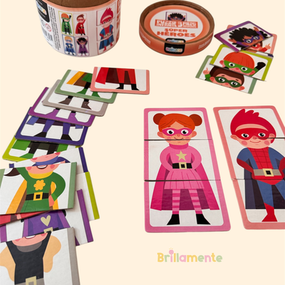 Puzzle Infantil- SÚPER HÉROES (3 PIEZAS)