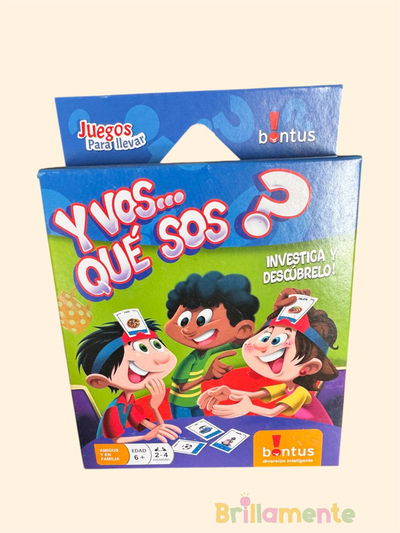 ¿Y VOS... QUÉ SOS?. Juego de cartas