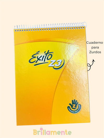 Cuaderno para ZURDOS N°3- Éxito