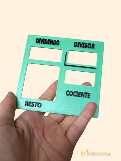 TABLERO DIDÁCTICO DE DIVISIÓN