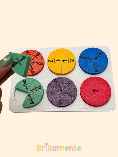 Set de fracciones didácticas