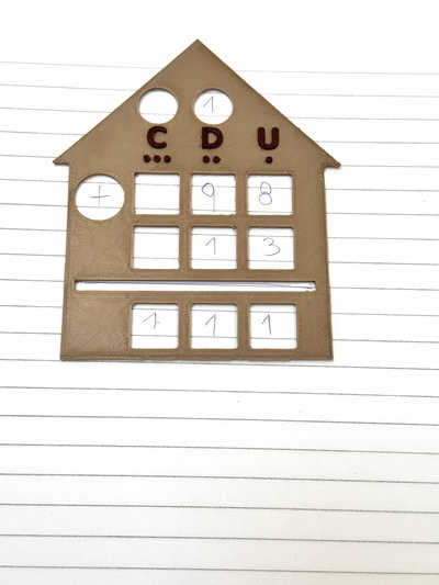 Casita de operaciones – Suma y Resta