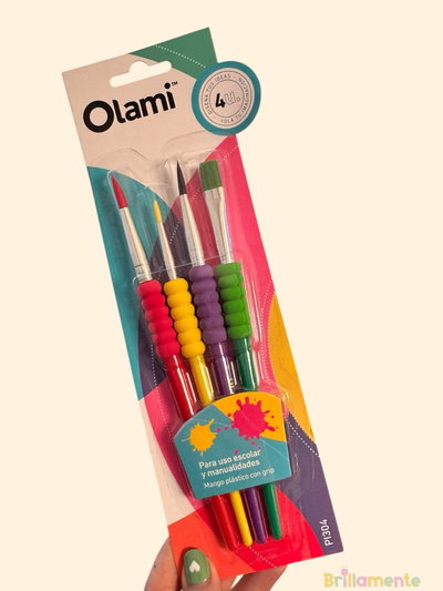 Set de Pinceles con GRIP