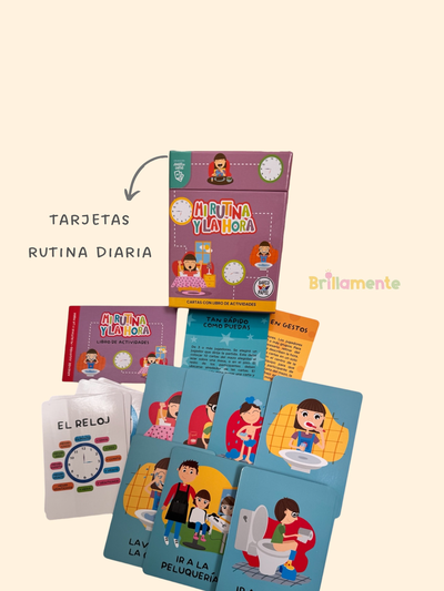Mi rutina y la hora - cartas