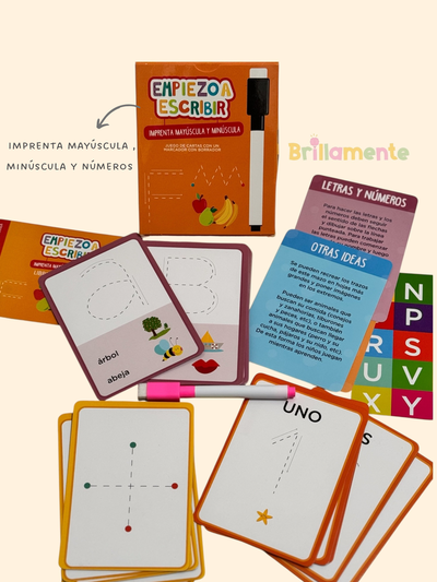 Empiezo a escribir – Imprenta mayúscula y minúscula