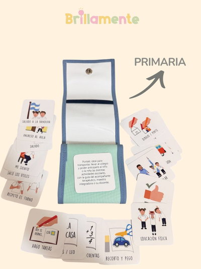 Agenda Visual Portátil – Con pictogramas PRIMARIA