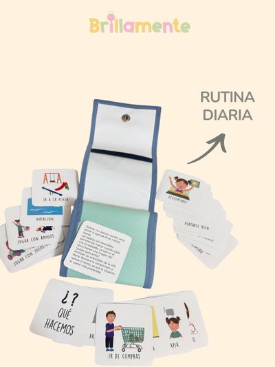 Agenda Visual Portátil – RUTINA DIARIA- Unisex