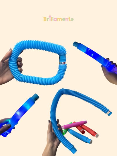 Tubo flexible con luz- 19cm aprox