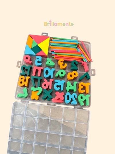 Kit de Números, figuras y palitos