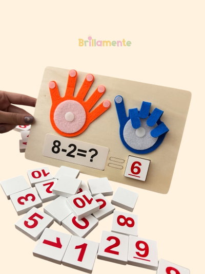 Juego Matemático de Operaciones con Manos